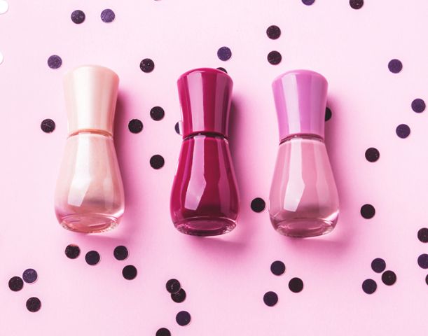 Pink Nail Art with Sundays
